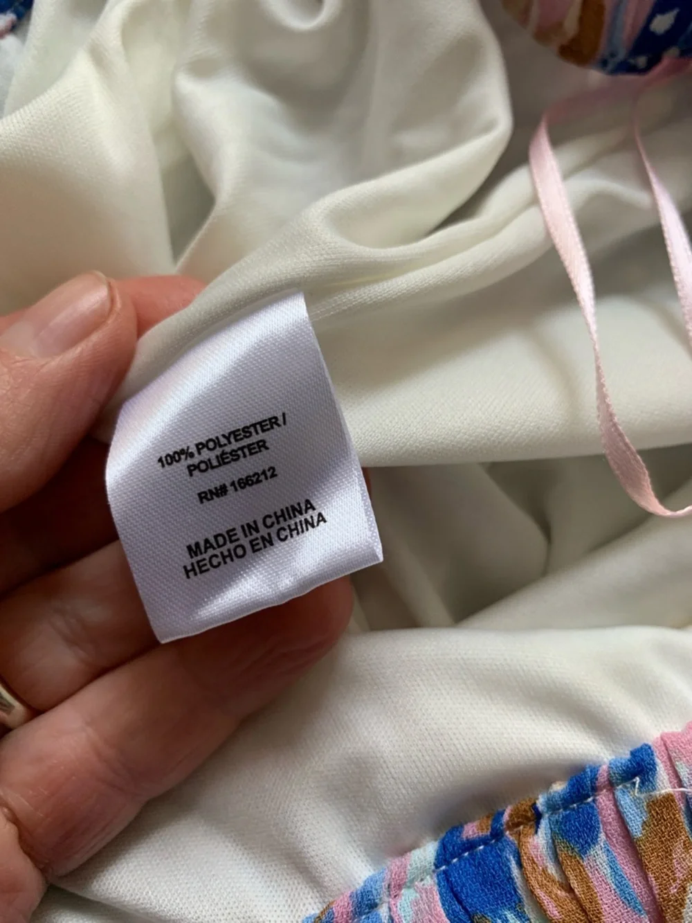 NWT Ninety Clothing Company Blue and Pink Paisley Skirt, Size XL. - Picture 6 of 9